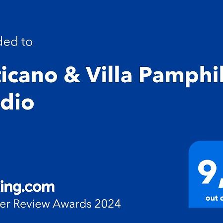 Vaticano & Villa Pamphilj Studio Roma Eksteriør bilde
